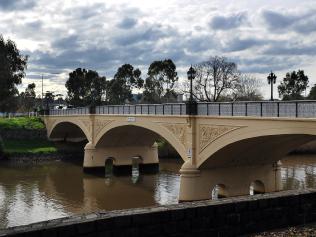 Anderson Street Bridge in South Yarra, also known as Morell Bridge.