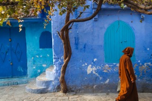 Chefchaouen, Morocco's famed 'blue city', is ideal for solo explorations.