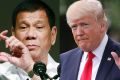 Friendly: Philippine President Rodrigo Duterte and US President Donald Trump.