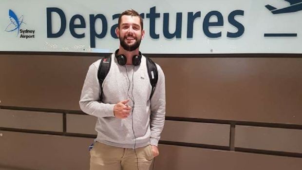 Canberra man Baxter Reid has been arrested in the United States after overstaying his visa for one hour.