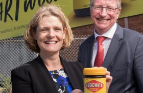 The Age, News/Business. Bega Cheese acquire Vegemite. Pic shows Amanda Banfield Vice president of Mondelez Aust/NZ and ...