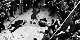 Unarmed protesters killed by police and British troops, Athens 1944