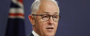 SYDNEY, AUSTRALIA - MAY 02: Prime Minister Malcolm Turnbull talks to media during a press conference on May 2, 2017 in ...