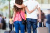 One in 10 US travellers admit having sex in an airport, a survey claims.