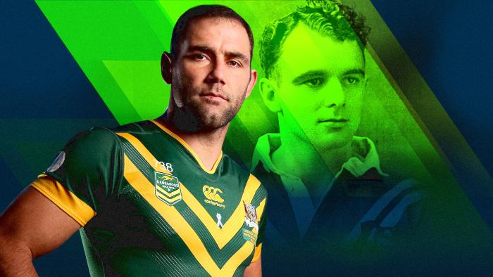 Cameron Smith will draw level with Clive Churchill as Kangaroos captain.