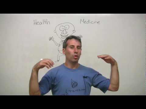 Talking about being sick - English health vocabulary