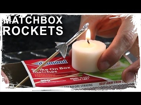 How To Make a Matchbox Rocket Launching Kit