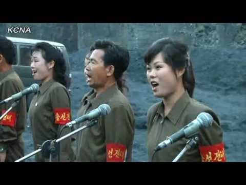 KCNA (First Freight Train Leaves from Flood-hit Railway Station)