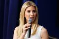 Ivanka Trump speaks during a town hall with business leaders in Washington on Tuesday.