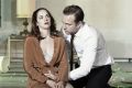 Ruth Wilson and Rafe Spall in the National Theatre Live production of <i>Hedda Gabler</i>.