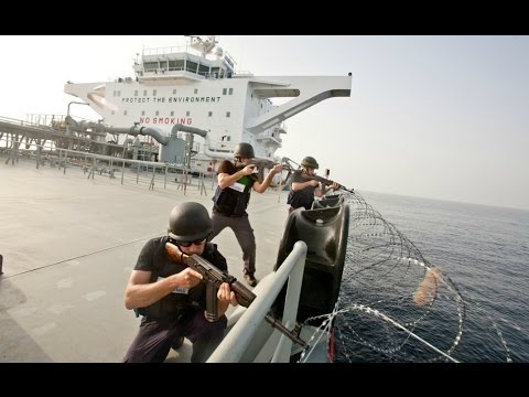 Somali Pirates VS Ship's Private Security Guards