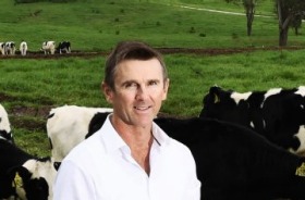 Mark Perich, from Leppington Pastoral Company in Bringelly Western Sydney, on the dairy farmland. AFR Photo by Peter ...