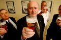 The launch of the Raise a Glass initiative at the Kent Hotel in 2009. Peter Cosgrove, centre, with Stephen Finney from ...