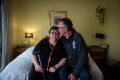 Julie Davey and her husband Peter were left in dire straits when his carer's payments from Centrelink were cut off abruptly.