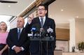 Victorian Premier Daniel Andrews and Treasurer Tim Pallas