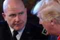 Army Lieutenant General HR McMaster is Mr Trump's national security adviser.