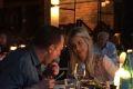 Nabil Gazal and Roxy Jacenko dining at Sydney's Otto restaurant in a file picture.