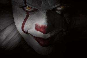 Bill Skarsgard as Pennywise in <i>It</i>.