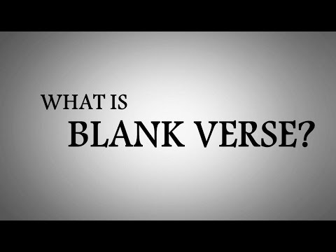 Blank Verse Definition | What is Blank Verse?