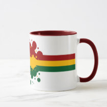 Rasta Regenbogen-Tasse Tasse