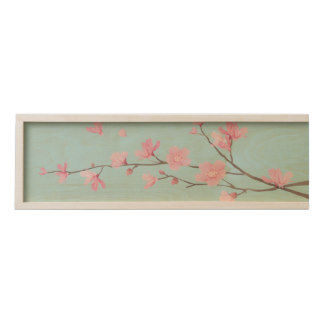 Cherry Blossom - Sky Blue Wooden Keepsake Box