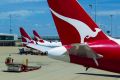 About 2000 litres of toxic chemicals leaked from a Qantas hangar.