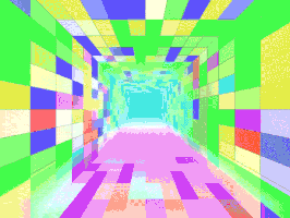 iwantedtobeaknightrider  loop trippy psychedelic colors