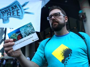 Greenpeace Break Free From Coal Protest at CommBank