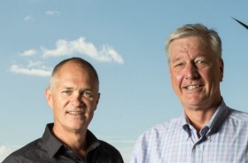Oliver's Real Food chief executive Jason Gunn and chairman Mark Richardson are hoping for a successful float of the ...