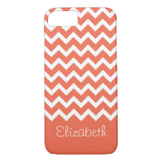 Chevron coralino funda iPhone 7 