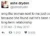 Woman live tweets cafe breakup