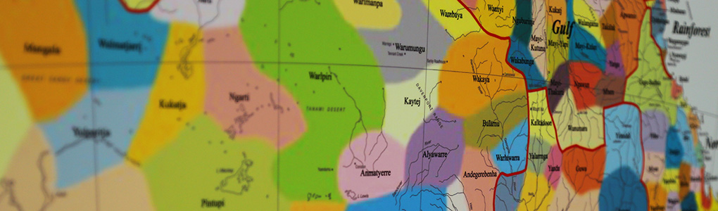 Aboriginal Australia map