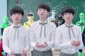 Members of the Chinese boy band TFBoys.