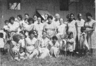 A meeting of the women's World Day of Prayer, Winnellie, AIM church, Darwin, 1960