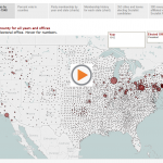 Key maps: votes, membership, newspapers, and elected officials