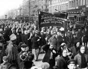 International Working Women's Day march, 8 March 1917, Russia