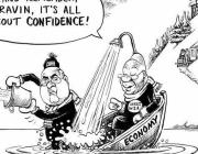 Zuma uses Gordhan as front for his corruption (cartoon)