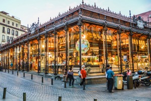 The famous San Miguel Market in Madrid.