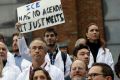 Scientists rally in San Francisco during the American Geophysical Union's meeting in December.