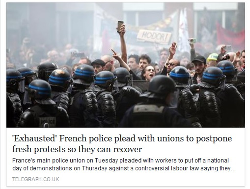 French cops