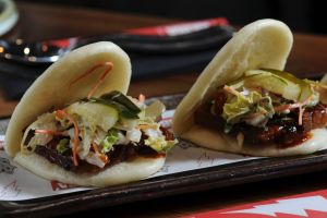 Pork belly bao at Akiba.