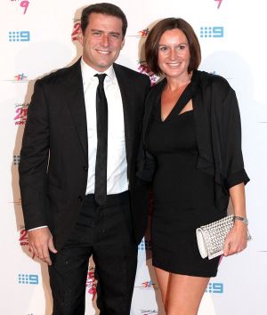 Karl Stefanovic and Cassandra Thorburn pictured in 2012.