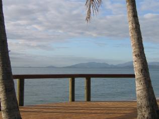 Full Moon Party: the view from the decking of the new party venue being launched this weekend, Base Magnetic Island.