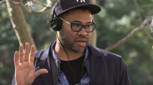 Jordan Peele on the set of Get Out.