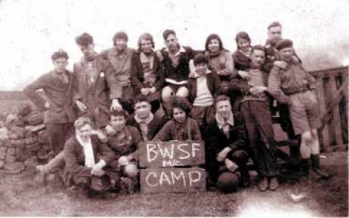 British Workers Sports Federation Manchester camp : Group photograph