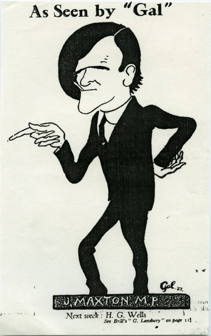 Cartoon of Maxton