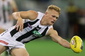 Adam Treloar is battling to be fit for the match against the Giants