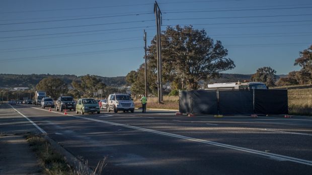 Traffic diversions are in place on Pialligo Avenue between Oaks Estate Road and Sutton Road.