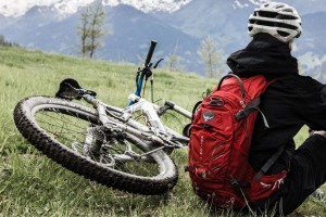 A chainsaw-wielding man has allegedly attacked two mountain bikers near Belgrave.