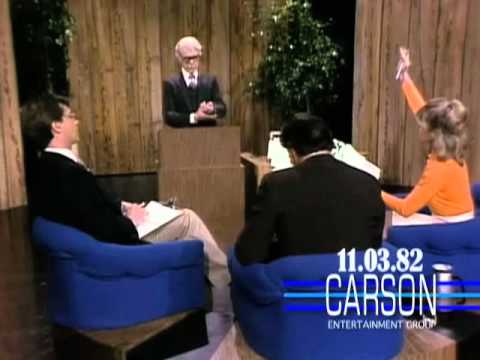 Johnny Carson is a Politician Taking a Polygraph Test on "The Tonight Show"  - 1982